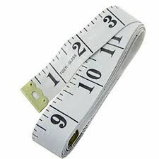 3 x TAILOR SEAMSTRESS SEWING DIET BODY CLOTH RULER TAPE MEASURE BRASS ENDS 