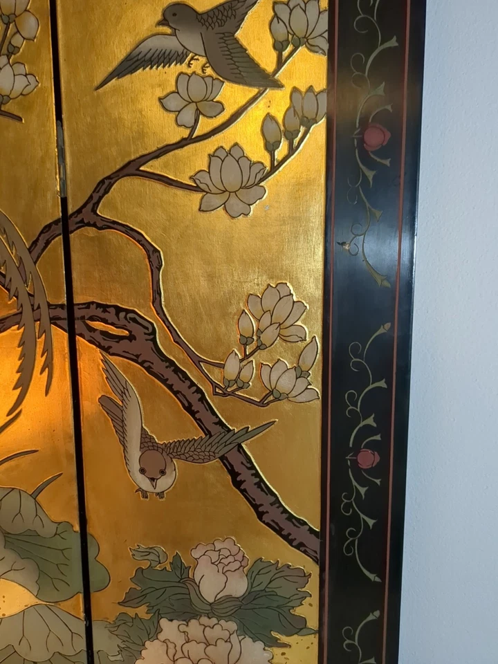 Antigua pantalla de 4 paneles apareció en el inspector de la serie PBS Lewis, "Heridas de entrada" Foto 4 de 4