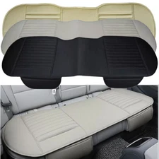 Universal PU Leather Car Rear Back Seat Cover Protector Cushion Leather Interior