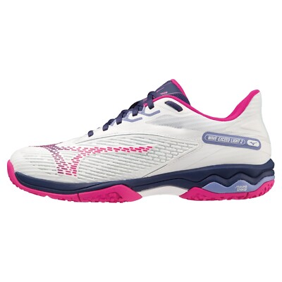 Mizuno Women's Tennis Shoes WAVE EXCEED LIGHT 2 OC White