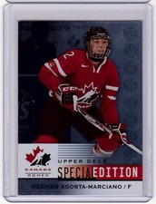 MEGHAN AGOSTA-MARCIANO Upper Deck Women's Team Canada Juniors Special Edition 56