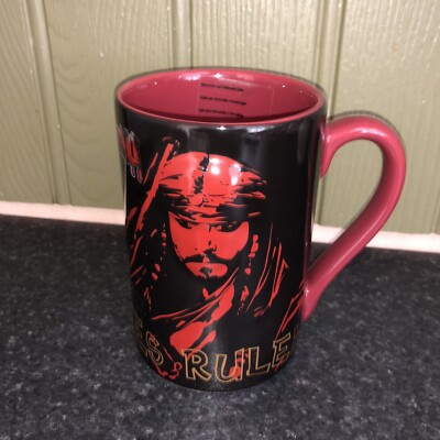 Disney Pirates Of The Caribbean JACK SPARROW RULE 3D Mug Disney Store Exclusive