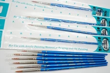 Vintage Athena Series 7250 Paint Brushes, Assorted ~ NEW ~ Lots of 10, You Pick