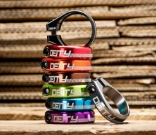 Deity Circuit Seatpost Clamp 34.9mm Red Silver Blue Purple Black Orange Green