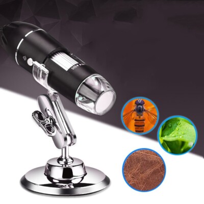 1600X Zoom 3in1 HD Digital Microscope 1080P  Electron USB Endoscope Magnifier
