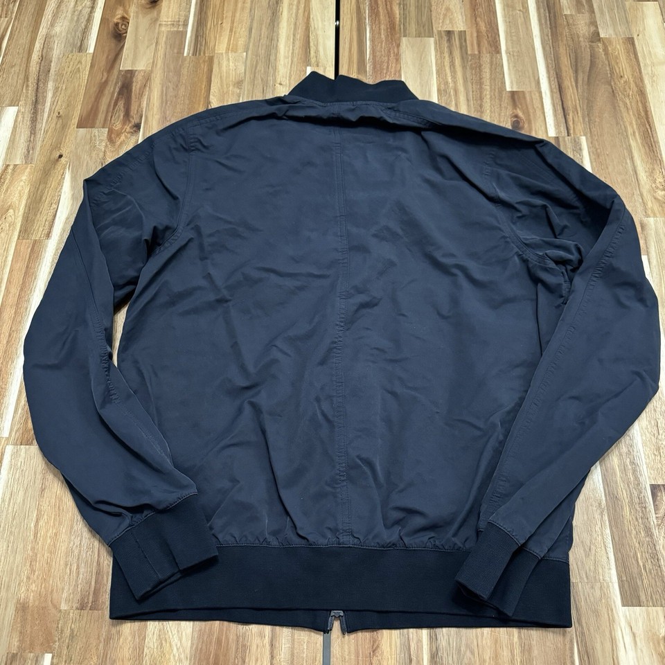 Nike Jacket Mens S Black Woven Bomber Full Zip Sportswear Essential