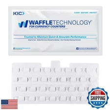 KICTeam - Waffletechnology® Cleaning Cards for Money Counter Machine (15 Card