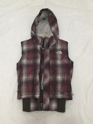 The North Face Prodigy 600 Down Fill Vest Hood Women's XS Zip Up
