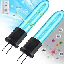 2 Pack UV-C Light Bulb Compatible with Clarifion Odrx Cat Odor Deodorizer & Elim