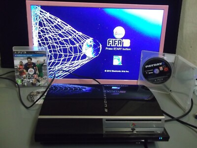 Sony PS3 Konsole mit Spielen kein Joypad cechk03 0