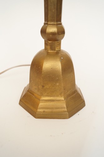 Art Deco Table Lamp " Apple Pie " Unique Specimen Brass Lamp Unique - Picture 11 of 24