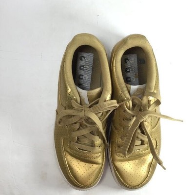Nike Air Force 1 Low LV8 GS Athletic Sneakers Shoes Gold  Nike Air Force 1 Low LV8 GS \'Gold Size 6 Youth main image 1
