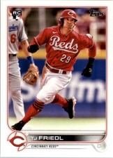 TJ Friedl RC 2022 Topps Series 2 #546 Cincinnati Reds Baseball Rookie Card