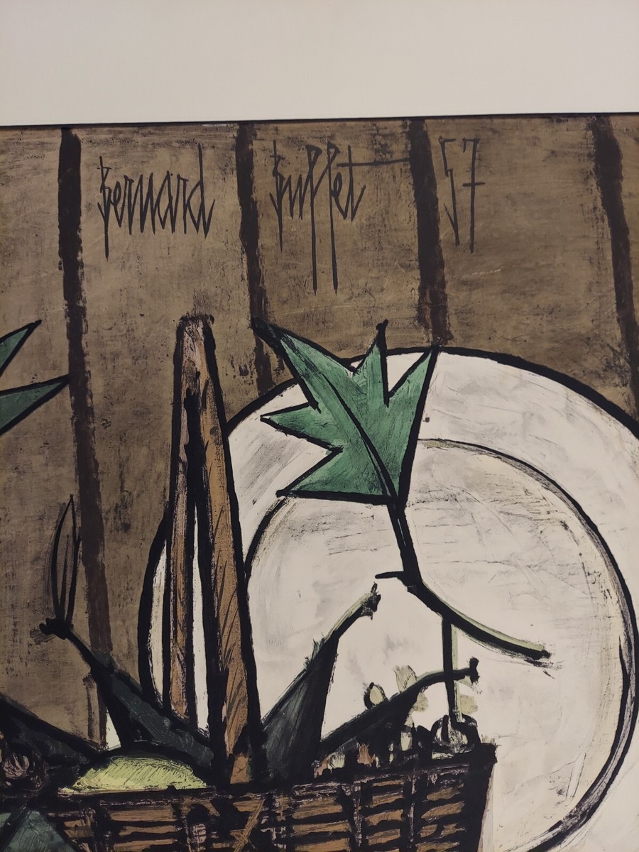 BERNARD BUFFET 1957 HAND COLORED LITHOGRAPH | eBay