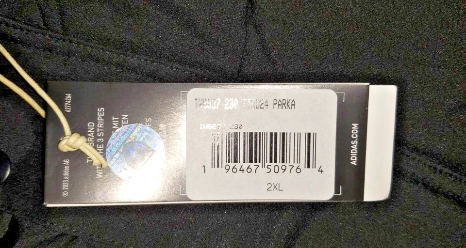 Men's Seattle Sounders FC adidas Black Tiro 24 Full-Zip Winter Hoodie Jacket 2XL - Image 3 of 4