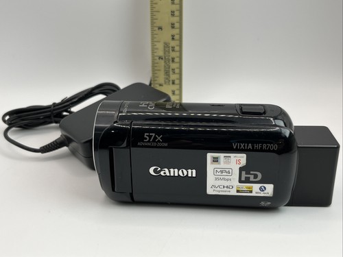 Canon Vixia HF R700 Black with Battery and Charging Cable Not sure if ...