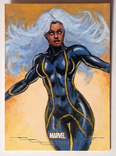 2025 Topps Chrome Marvel Studio Sapphire Storm Sketch Gold 1/1