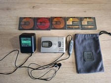 Lot Minidisc Sony MZ-R35 Vintage Mini Disc Walkman