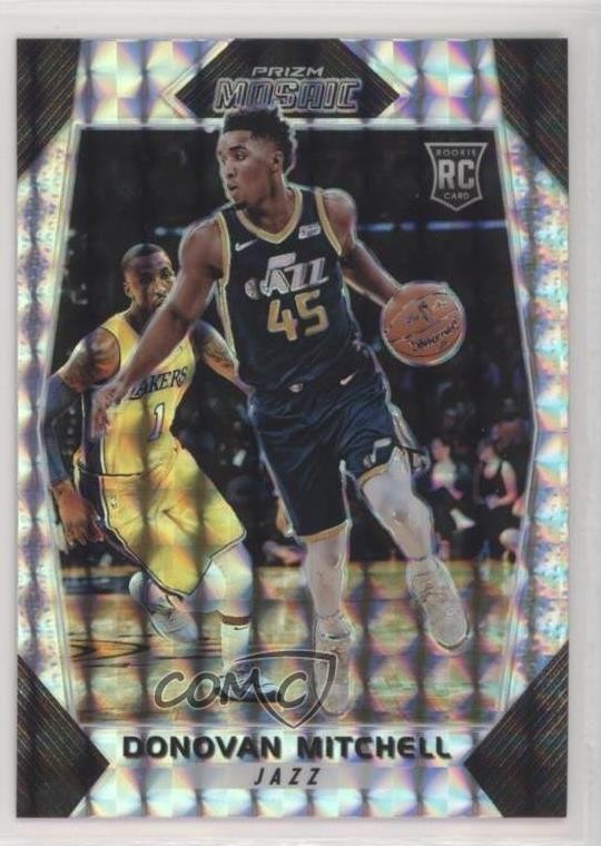2017-18 Panini Prizm Mosaic Donovan Mitchell #5 Rookie RC 01ee