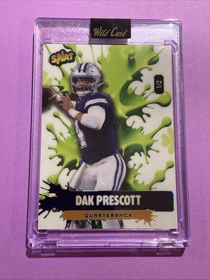 Dak Prescott 2026 Wild Card Lucky Strike Splat 1/2 Dallas Cowboys