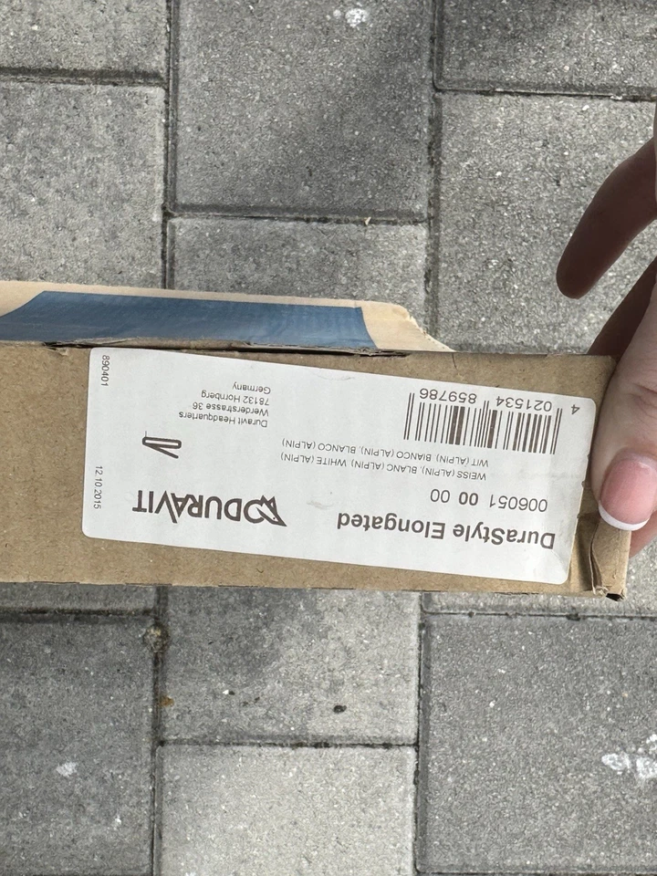 Duravit 0060510000 DuraStyle Elongated Closed-Front Toilet Seat - White Foto 2 de 3