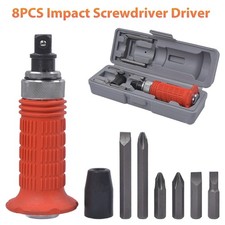 Profi-Schlagschrauber Schraubendreher Handschlagschrauber Satz 8-teilig 1/2" Set