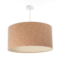 HäNgelampe Pendelleuchte Rund Ø 30 Cm Kork Lampenschirm Wohnzimmer Esszimmer