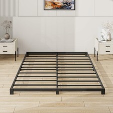 3 Inch Bed Frame Queen Size Low Profile, Queen Heavy Duty Platform Bed Frame ...