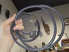 50 Pin Male to Male 5 ft SCSI II Cable HPDB50 WITH SHIELDED METAL CONNECTORS