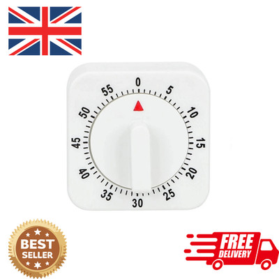 Großer Küchentimer - 60 Minuten Mechanischer Countdown Kochen & Backen Timer