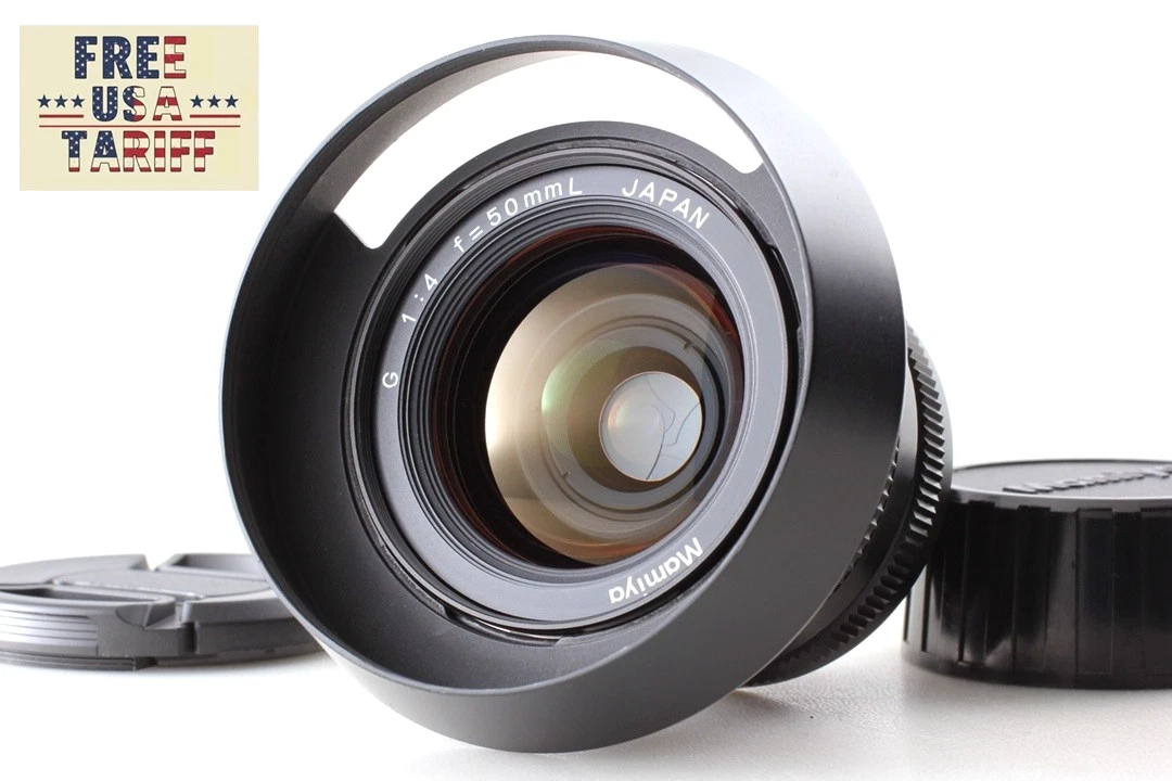 Mamiya マミヤ G 50mm F4L フード付き マミヤ G 50mm F4 L フード付 (ニューマミヤ6用) 極上美品 - 日進堂