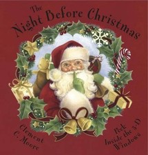 The Night Before Christmas: Peek Inside the 3-D Windows by Clement C. Moore (Eng