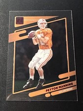 2023 Panini Donruss Clearly RED Peyton Manning #19. SP #d /149 Tennessee