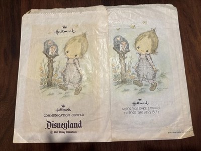 Betsy Clark 1975 Papiertüte American Greetings Vintage Hallmark Disneyland