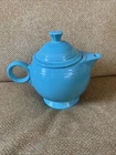 Vintage Fiestaware Large Teapot Server w/ Lid Fiesta Turquoise Pot 1936 to 1946