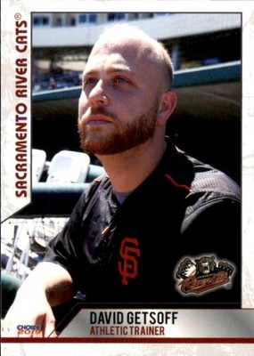2019 Sacramento River Cats Choice #30 David Getsoff Athletic Trainer - NM Card