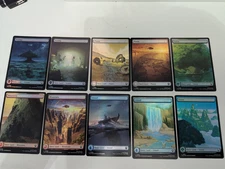 FOIL - Full Art Land Set - MTG Avatar: The Last Airbender TLA