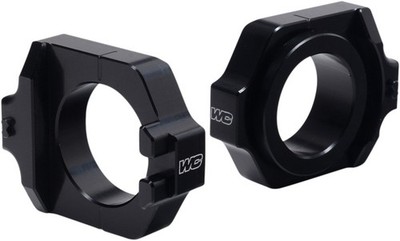 Works Connection Axle Blocks Black #17-230 Honda CRF 450/CRF 250