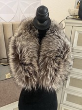 Saga Fox Fur Silver Fox Collar