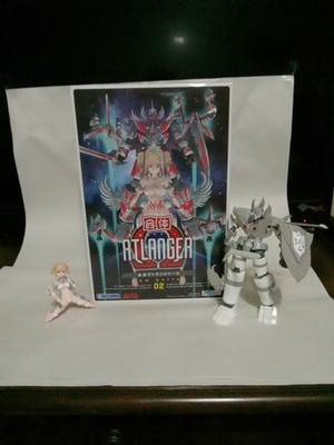 *BROKEN ARM* Gattai Robot Atlanger ACKS Atlanger & Omega Model Assembled Kit 