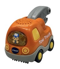 VTech Go Go Smart Wheels Tommy Tow Truck Orange Works See Video