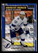 2020-21 O-Pee-Chee Platinum Marquee Rookies Blue Surge #191 Cal Foote Rookie RC