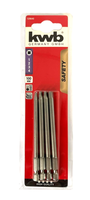 Kwb Safety Bits 100 Mm , Robertson , 4-Tlg