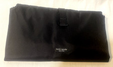 Kate Spade Black Baby Diaper Changing Pad Black Foldable Closure