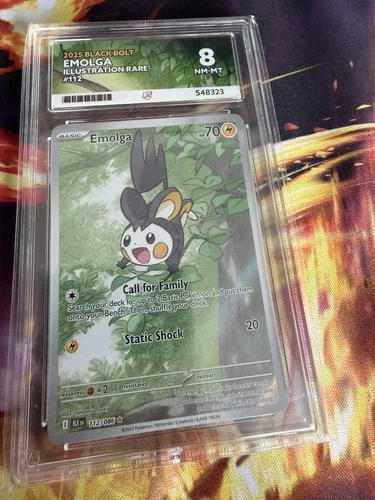 Emolga 112/086 Black Bolt Ace 8  Pokemon Card