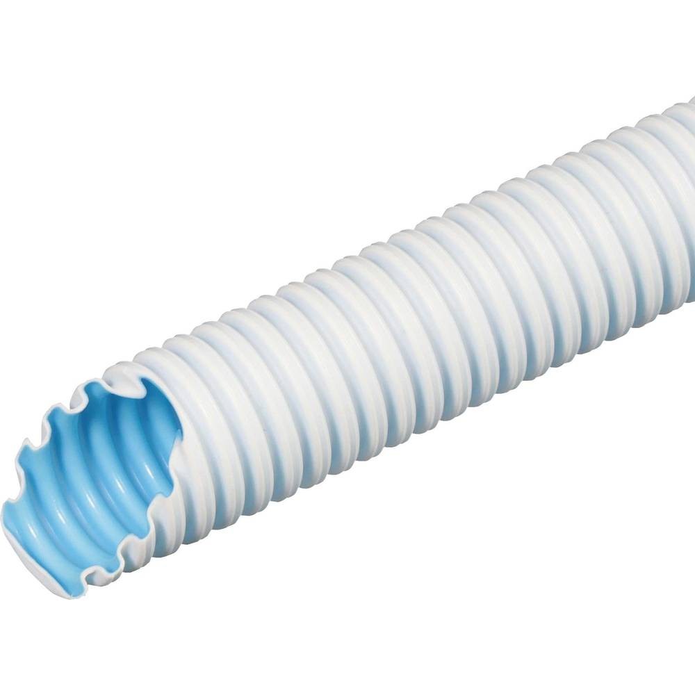 Gaine annelée blanc FBY-EL-F 20 idéale pour installation électrique