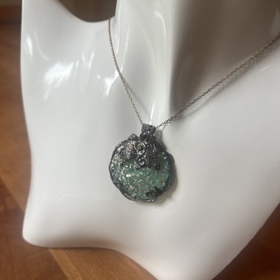 Sterling Silver Noa Zuman Necklace Fine Jewelry 18'' 