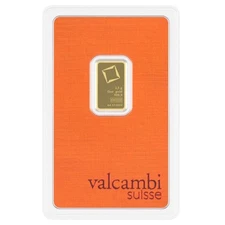 2.5 gram Valcambi Gold Bar .9999 Fine Gold Bar (In Assay) #A720