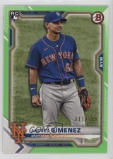 2021 Bowman Neon Green Border 311/399 Andres Gimenez #8 1ta7