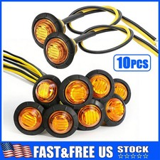 34 12v Marker Lights Led Truck Trailer Round Side Bullet Amber Light For Car 34 12v Marker Lights Led Truck Trailer Round Side Bullet Amber Light For Car